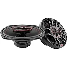 DS18 G6.9Xi GEN-X 6x9 3-Way Coaxial Speakers 180 Watts 4-Ohm with Mylar Dome Tweeters - Grill Included - Full Range Speaker Great for Car Stereo Sound System - Pair