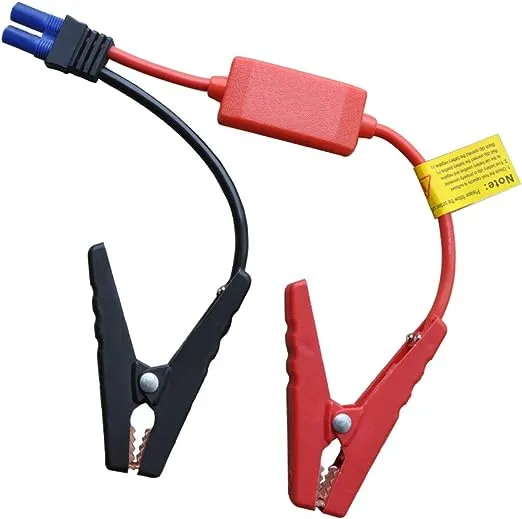 TPF Booster Jumper Cables Automotive Replacement Battery Jumper Cables Jump Starter EC5 Connector Emergency Jumper Cable Alligator Clamp Booster Battery Clips for 12V Portable Car Jump Starter