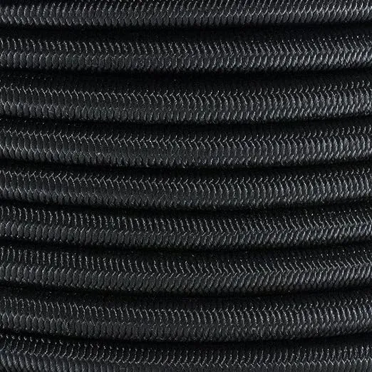 PARACORD PLANET 3/8 Inch Elastic Bungee Nylon Shock Cord Stretch String Crafting 10, 25, 50 & 100 Foot Lengths – Made in USA