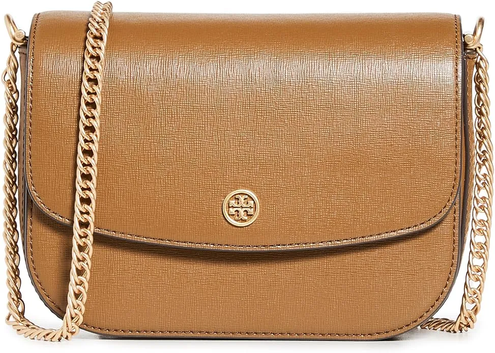 Tory Burch Robinson Convertible Shoulder Bag in Bistro Brown