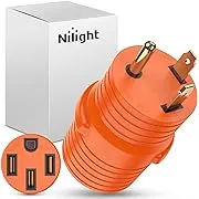 Nilight 30 Amp to 50 Amp RV Power Adapter