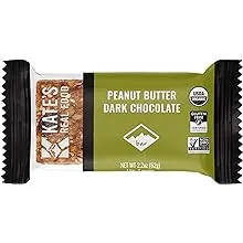 Kate's Real Food Bar, Peanut Butter Dark Chocolate - 12 pack, 2.2 oz bars