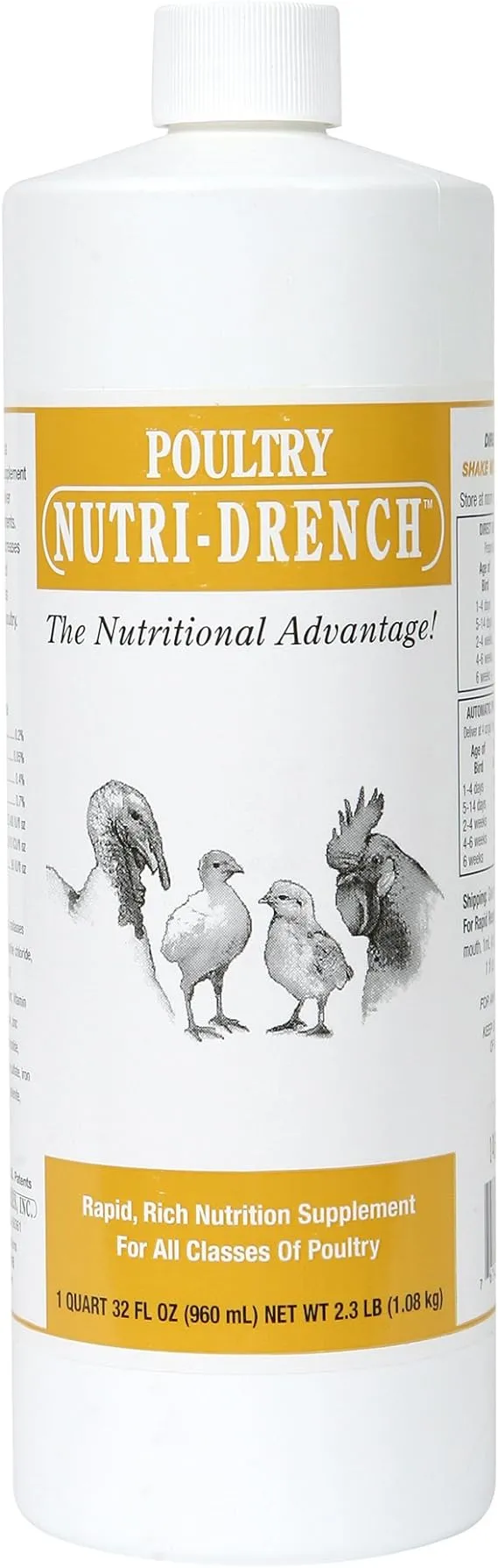 Poultry Nutri-Drench, 1 Quart