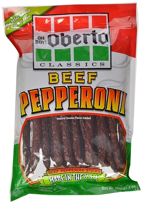 Oberto Classics Beef Pepperoni Sticks - 24 oz