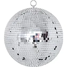 NuLink 12" Disco Light Mirror Ball with Hanging Ring