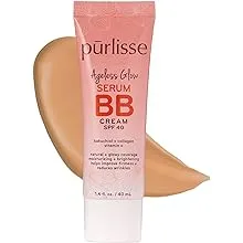 PURLISSE Ageless Glow Serum BB Cream SPF40 Medium Warm 1.4 OZ EXP 12/26