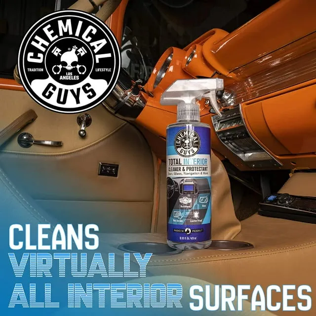 Chemical Guys SPI220 Total Interior Cleaner and Protectant, Safe for Cars, Trucks, SUVs, Jeeps, Motorcycles, RVs & More, 128 fl oz (1 Gallon)