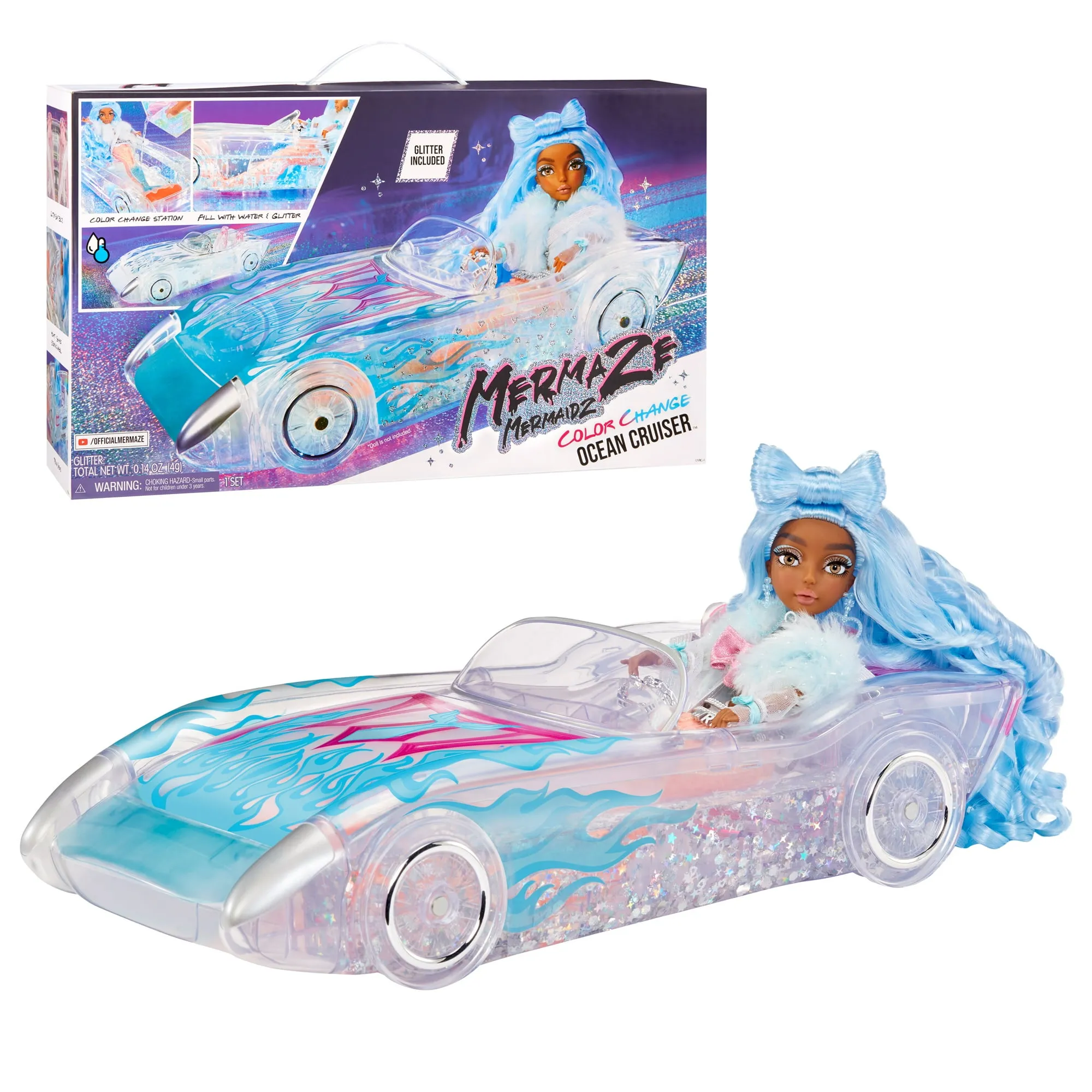 Mermaze Mermaidz Ocean Cruiser Color Change Convertible Car