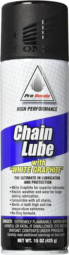 Honda Pro Chain Lube With White Graphite 15 oz.