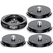 Leofoto QS-70 Quick-Link Tripod Head Quick Release Set with 4x Quick Release Plates (70mm)