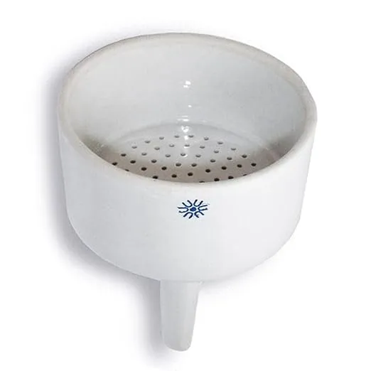 United Scientific™ JBF600 Buchner Funnel, Porcelain, Capacity 600mL, Compatible with 11cm Filter Paper, 1 Each