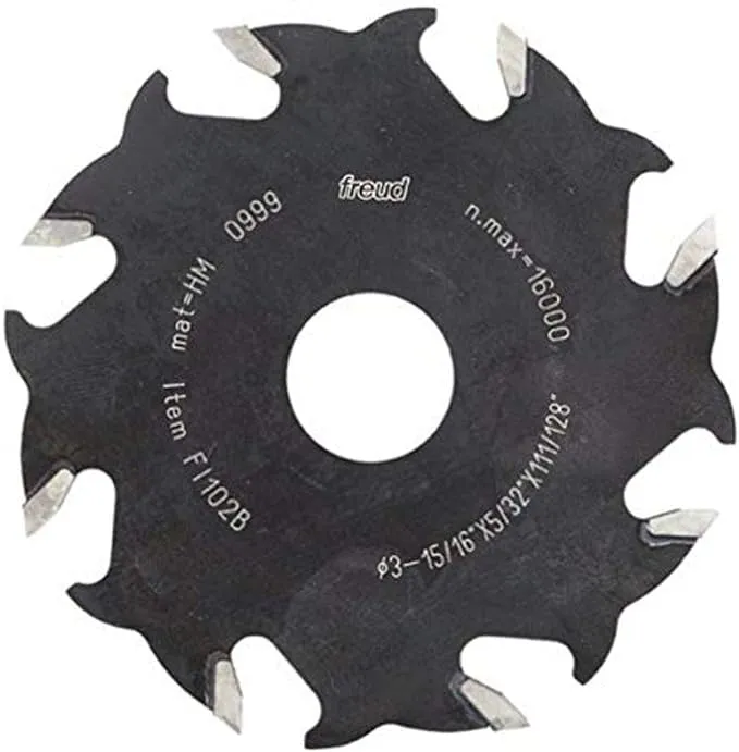 Freud FI102: 4" 8-Tooth Replacement Blade for JS100, JS102 or Similar Biscuit Joiner