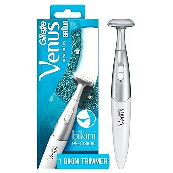 Gillette Venus Bikini Precision Women's Trimmer + 2 attachments for Hair Removal