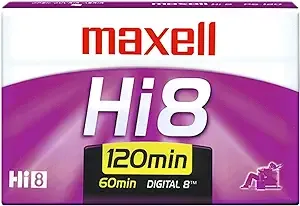 Maxell P6-120 XRM Hi Professional Quality 8mm Videocassette