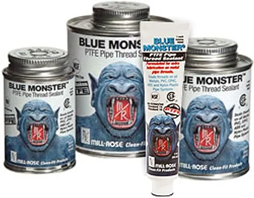 Millrose 76003 Monster Heavy-Duty Industrial Grade with PTFE, 8 Fl. Oz, Blue