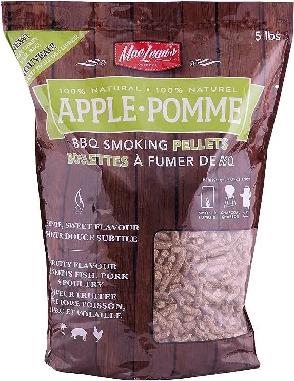 MacLean's Outdoor Apple Wood BBQ Smoking Pellets