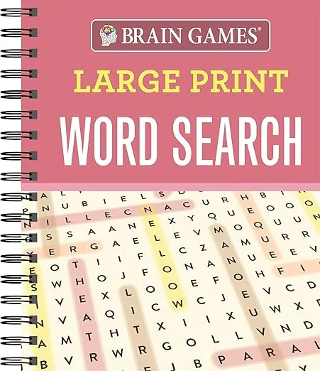 Brain Games - Large Print Word Search