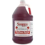 Snappy Popcorn Snappy Snow Conce Syrup, Bubble Gum, 128 Fl Oz (Pack of 1)