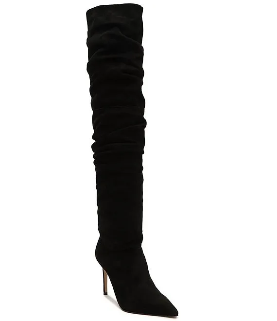 Ashlee Suede Over-The-Knee Boots