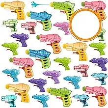 Prextex Pack of 28 Assorted Water Guns Pool Water Shooters and Water Blasters Combo Set of Water Squirt Toy