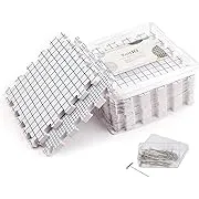 KnitIQ Double-Sided Blocking Mats for Knitting – Extra Thick Blocking Boards with Grids in INCH & CM Measure, 100 T-pins and Storage Bag for Needlework or Crochet - Pack of 9