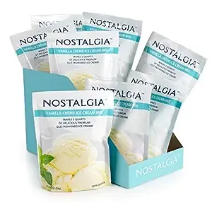 Nostalgia Premium Vanilla Creme Ice Cream Mix 8 oz Pack