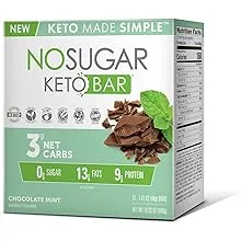 No Sugar Company, Keto Bar, Chocolate Mint