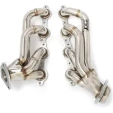 Exhaust Headers 1-5/8 in. 304 Stainless Steel Polished Finish for 2002-2013 Silverado Sierra Suburban Tahoe Yukon Escalade 4.8L 5.3L 6.0L 6.2L V8