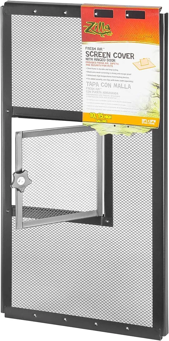 Zilla Fresh Air Screen Cover with Hinged Door