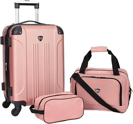 Travelers Club Chicago Plus 3-Piece Expandable Rolling Value Set