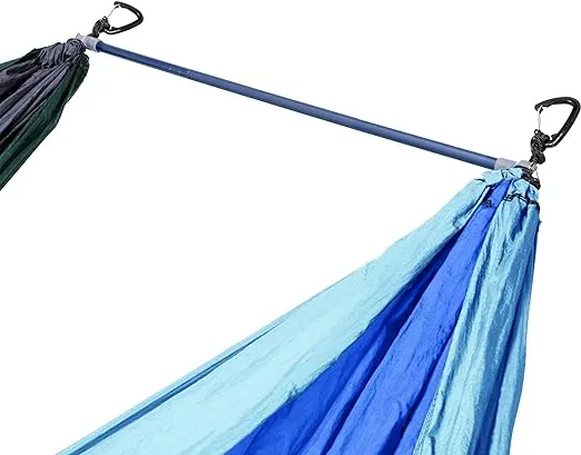 ENO Fuse Tandem Hammock System Colour Slate Lightwieght Fuse Spreader Bars, Two Hammocks Side by Side Dac Grren Anodised Aluminium Alloy Eliminates Enviro Damage Weight 277 g