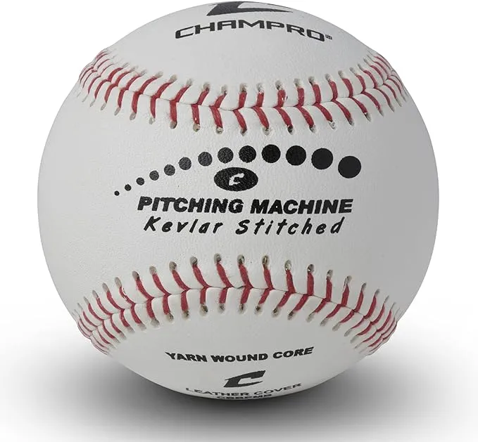 Champro Kevlar Stitched Baseball (White, 9-Inch)(1 Dozen)