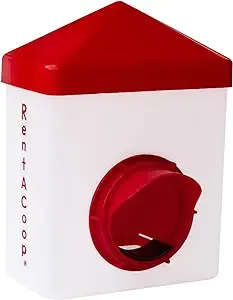 RentACoop Chick2Chicken 2.5lb BPA-Free Single-Port Feeder - includes Anti-Roo...