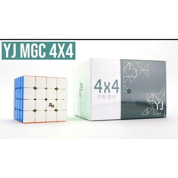 YJ MGC 4x4x4 M Magnetic Stickerless Speed Cube