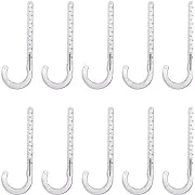 PXJHNG112-10 PEX Support J-Hook Hanger with Nails for 1-1/2 in. Pipe, Rope, Cable Hard Plastic (10 Pack), White