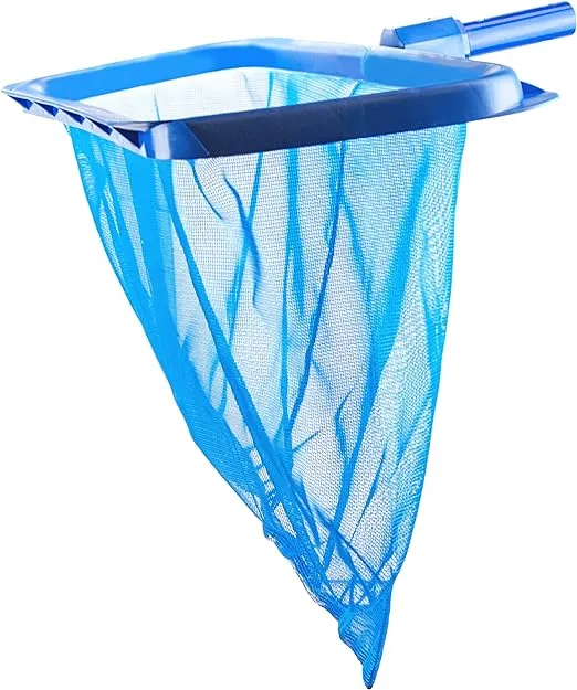 HYDROTOOLS By SWIMLINE 8040 Leaf Net For Inground Above Ground Pool Pond | Extra Large Skimmer Net Cleaning Tool & Ultra Fine Deep Mesh Bag | Durable Reinforced Plastic Frame | For Debris Bugs Pickup