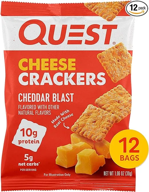 Quest Cheddar Cheese Crackers