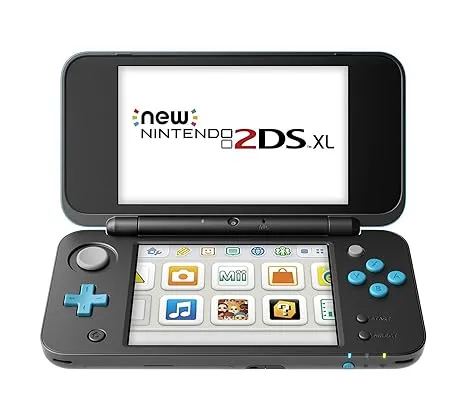 New Nintendo 2DS LL Black Turquoise