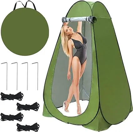 Pop Up Privacy Tent Shower Tent Changing Tent Portable Outdoor Camping Bathroom Toilet Tent Changing Dressing Room Privacy Shelters Room for Hiking and Beach Sun Shelter Picnic Fishing- Waterproof