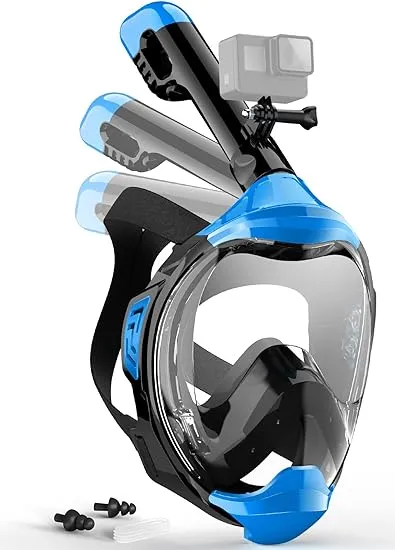 Zeeporte Dive Full Face Snorkel Mask, Snorkeling Gear for Adults Kids with Latest ...