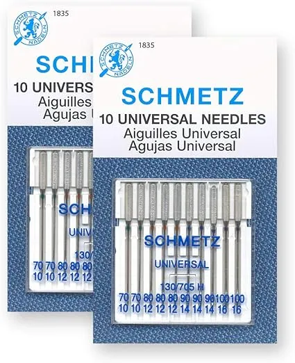 Schmetz Sewing Machine Needles 80/12 Universal