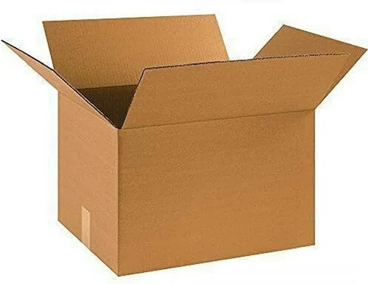 20 Pack of Heavy-Duty Corrugated Cardboard Boxes, 18" L x 14" W x 12" H, Kraft, Shipping, Packing and High performance strong moving