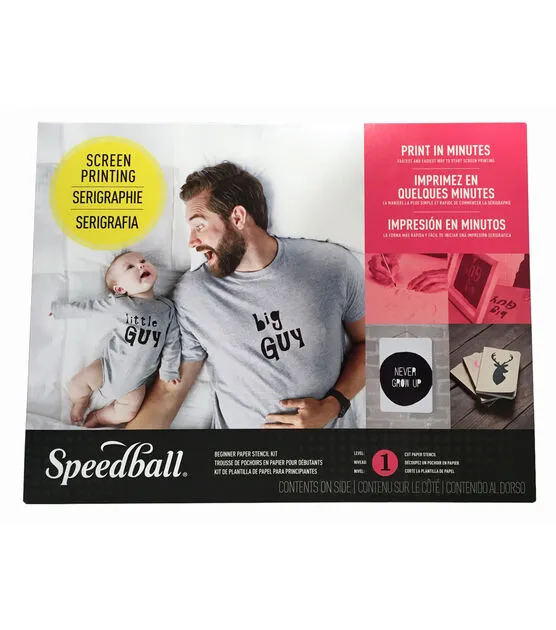 Speedball Paper Stencil Beginner Screen Printing Kit