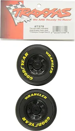 Traxxas 7378 1.9 Goodyear Wrangler Tires on Wheels, 1/16 On Road