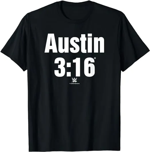 WWE Stone Cold Steve Austin 3:16 Logo T-Shirt | Hot Topic