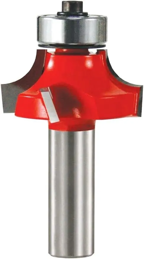 Freud 34-124: 3/8" Radius Rounding Over Bit with 1/2" shank, 2-5/8" overall length