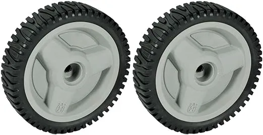 2 Pack Genuine Husqvarna 532401274 8" x 1.75" Wheel Replaces 401274 401274X460 Gray OEM