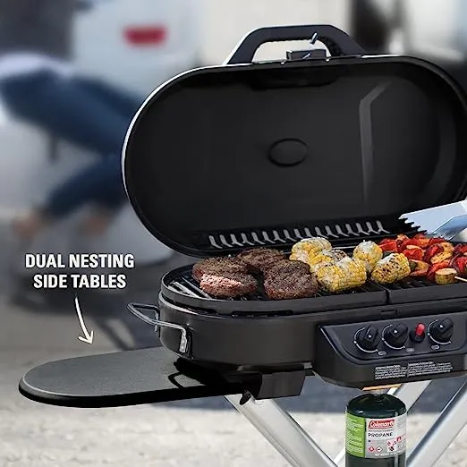 Coleman Gas Grill | Portable Propane Grill | RoadTrip 285 Standup Grill, Green