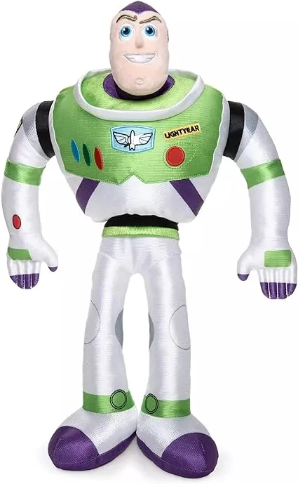 Disney Store Pixar Toy Story Buzz Lightyear Plush Stuffed Toy 18&#034;H Andy Name 