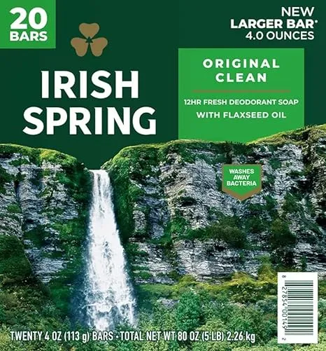 Irish Spring Deodorant Soap Original